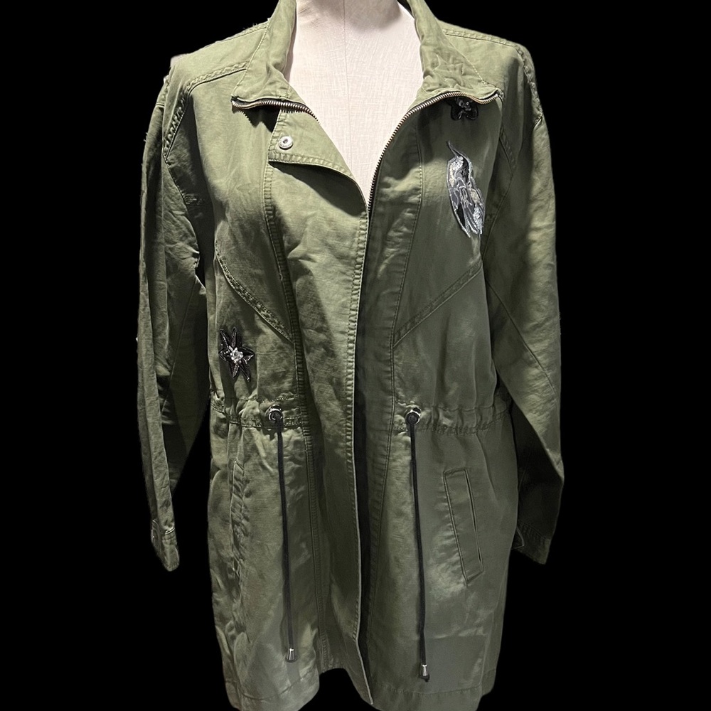 CABI Embroidered Utility Jacket